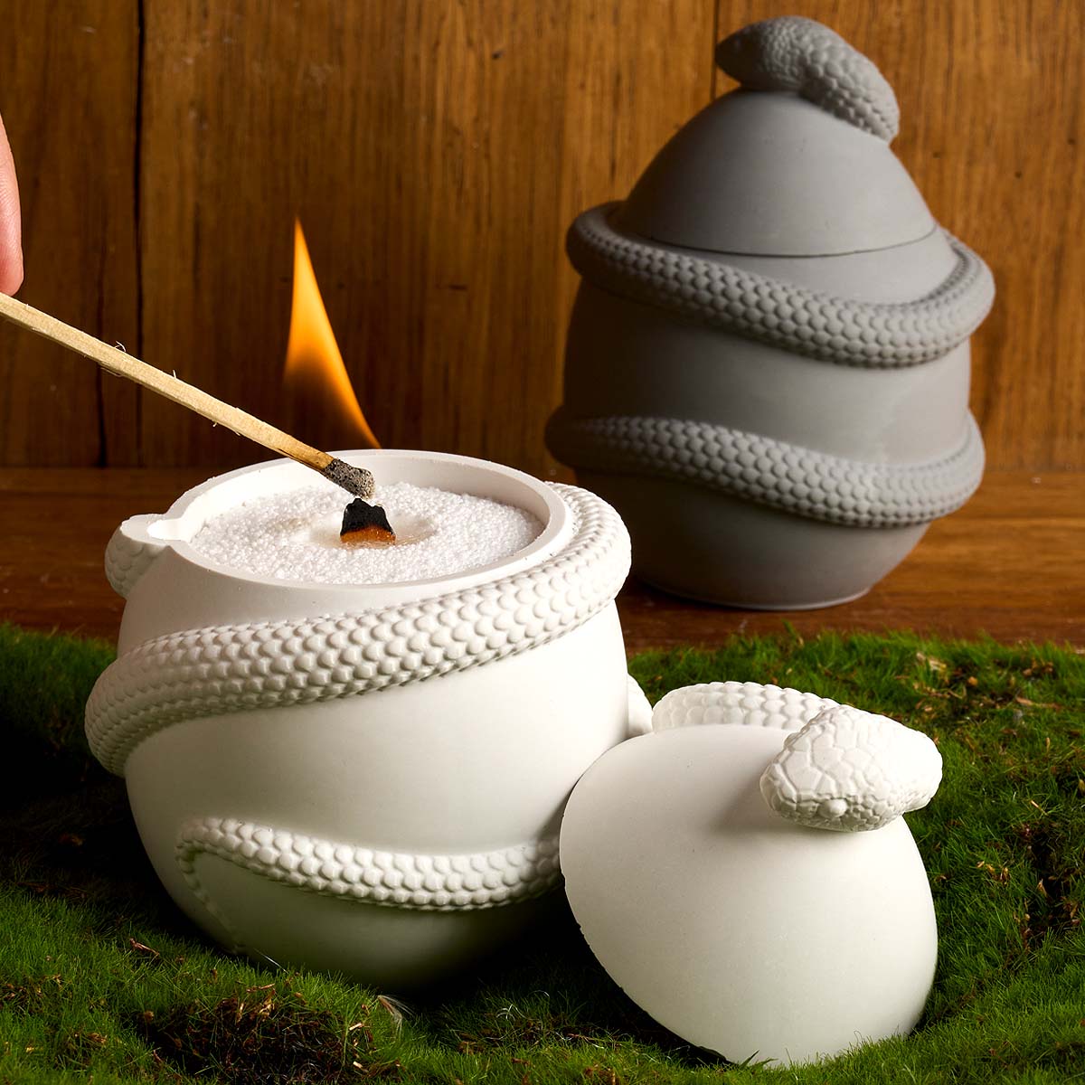 Candle Making Supplies Jars - งูไข่พร้อมฝาปิดเทียน Jar แม่พิมพ์ซิลิโคน DIY กระถางดอกไม้หล่อแม่พิมพ์คอนกรีต Plester