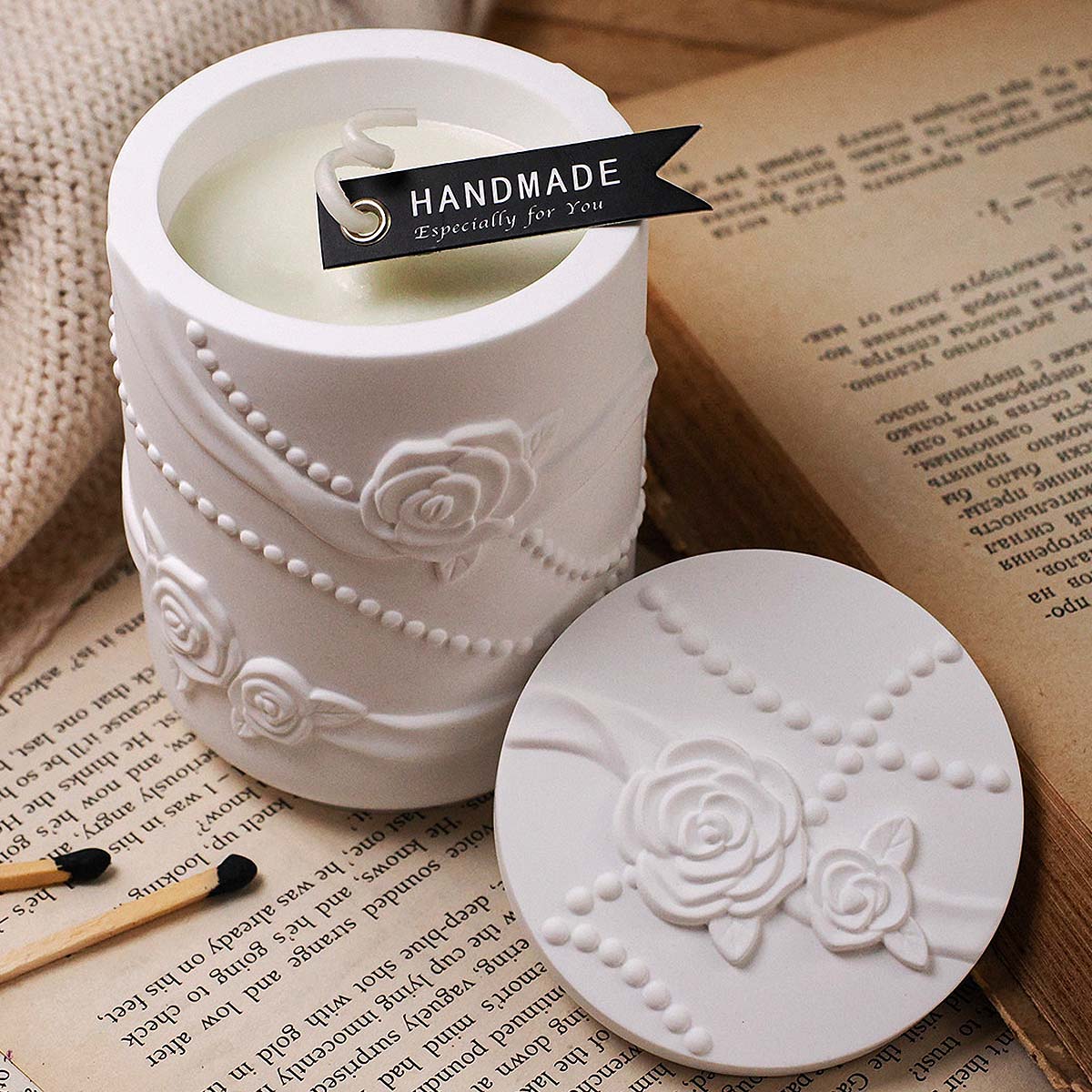 แม่พิมพ์ซิลิโคนรูปดอกไม้สำหรับ - Candle Making Supplies Jars บทวิจารณ์และราคา
