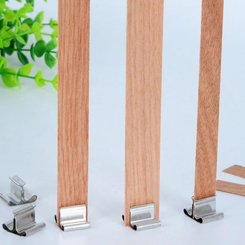ชุดไส้เทียนไม้ 50/100 ชิ้น พร้ - Candle Making Supplies Jars บทวิจารณ์และราคา