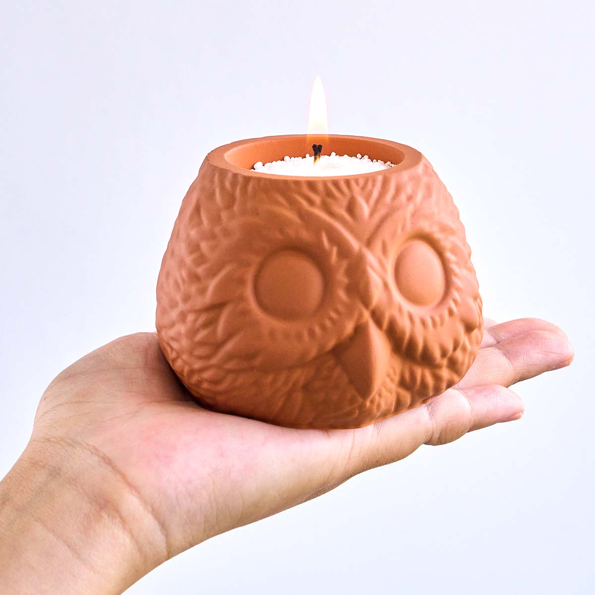 แม่พิมพ์ซิลิโคนรูปนกฮูก 3 มิติ - Candle Making Supplies Jars บทวิจารณ์และราคา