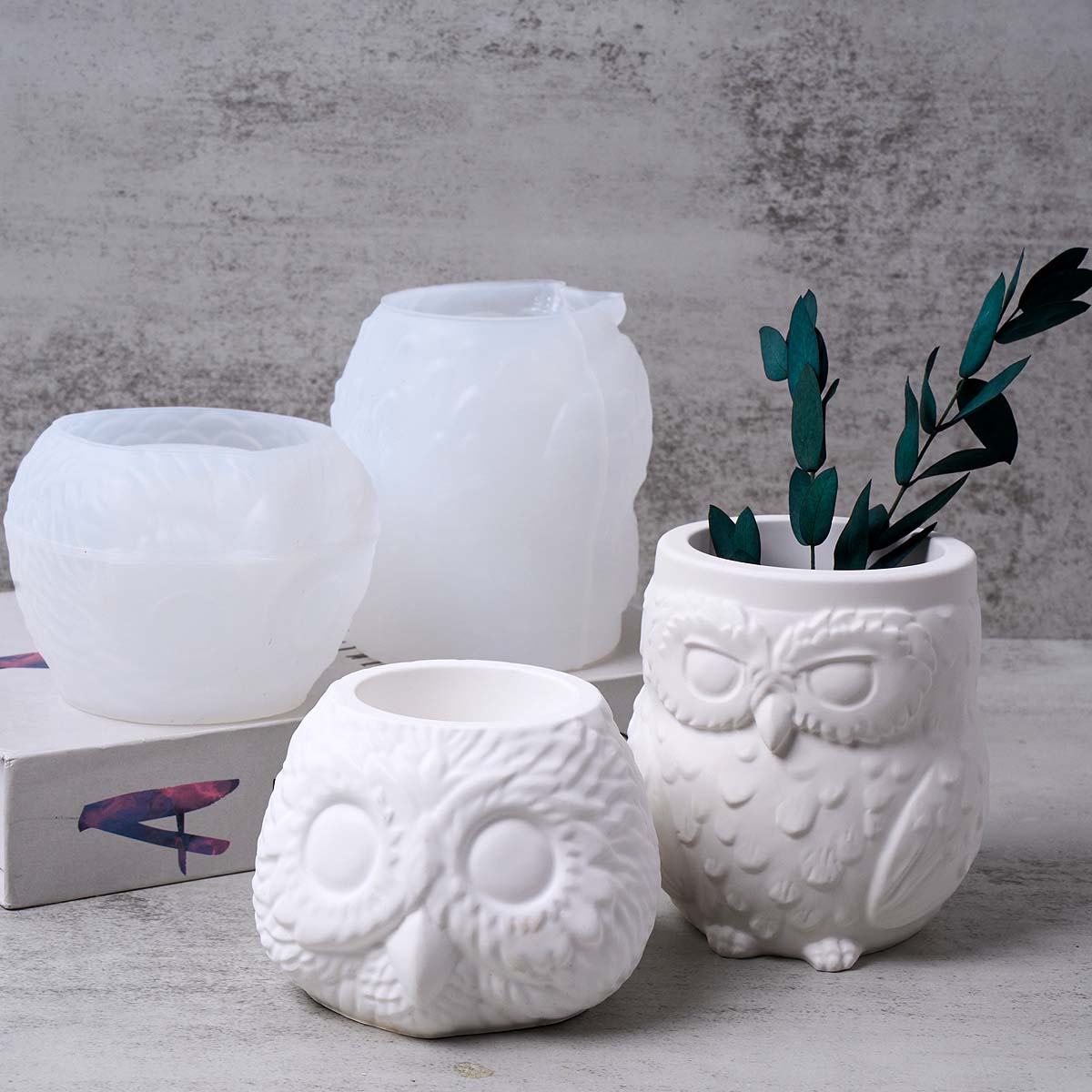 แม่พิมพ์ซิลิโคนรูปนกฮูก 3 มิติ - Candle Making Supplies Jars บทวิจารณ์และราคา
