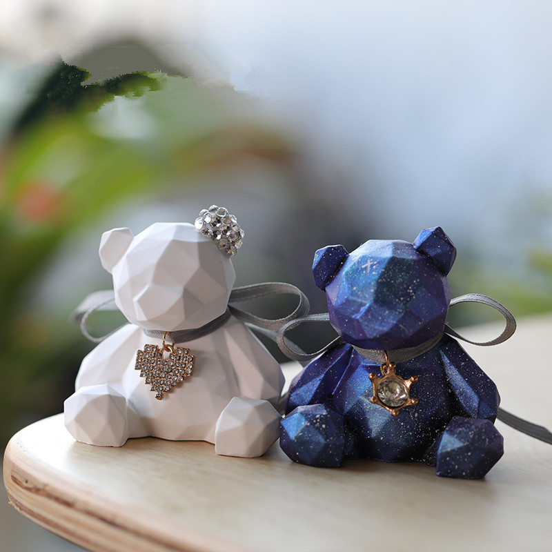 3D สเตอริโอหมีแม่พิมพ์ซิลิโคน  - Candle Supplies Store บทวิจารณ์และราคา