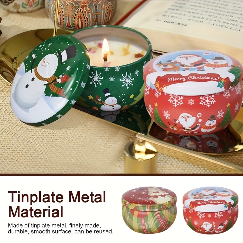 กระป๋องเทียนพิมพ์ลายดอกไม้ 12  - Candle Making Supplies Jars บทวิจารณ์และราคา