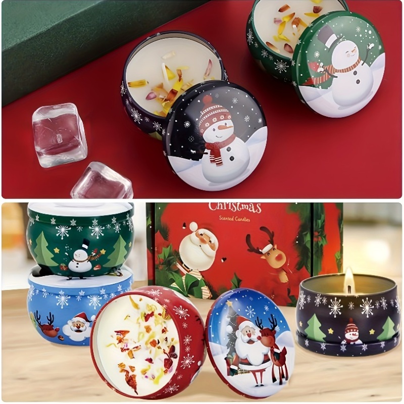 กระป๋องเทียนพิมพ์ลายดอกไม้ 12  - Candle Making Supplies Jars บทวิจารณ์และราคา
