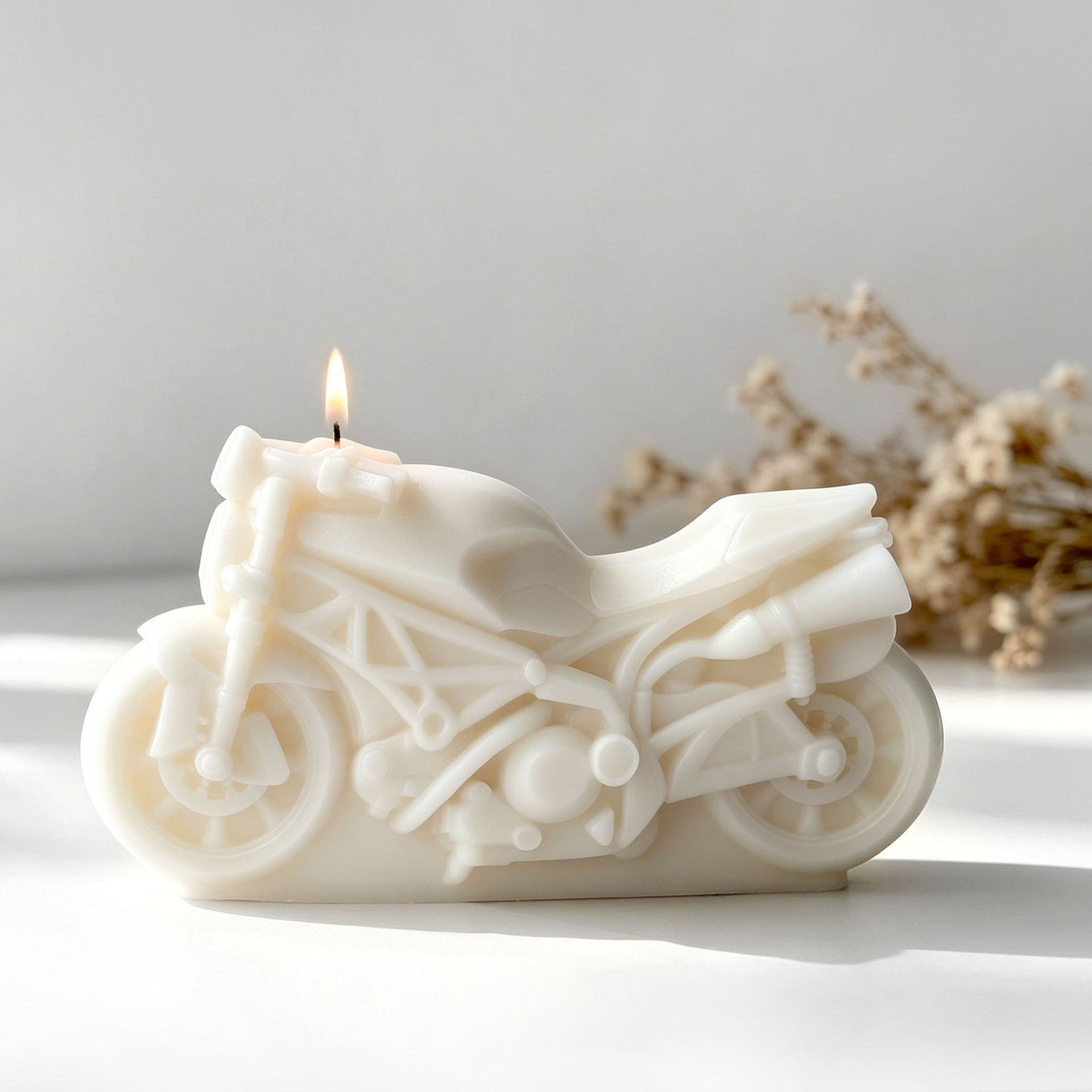 แม่พิมพ์ซิลิโคนรูปทรงมอเตอร์ไซ - Candle Supplies Store บทวิจารณ์และราคา