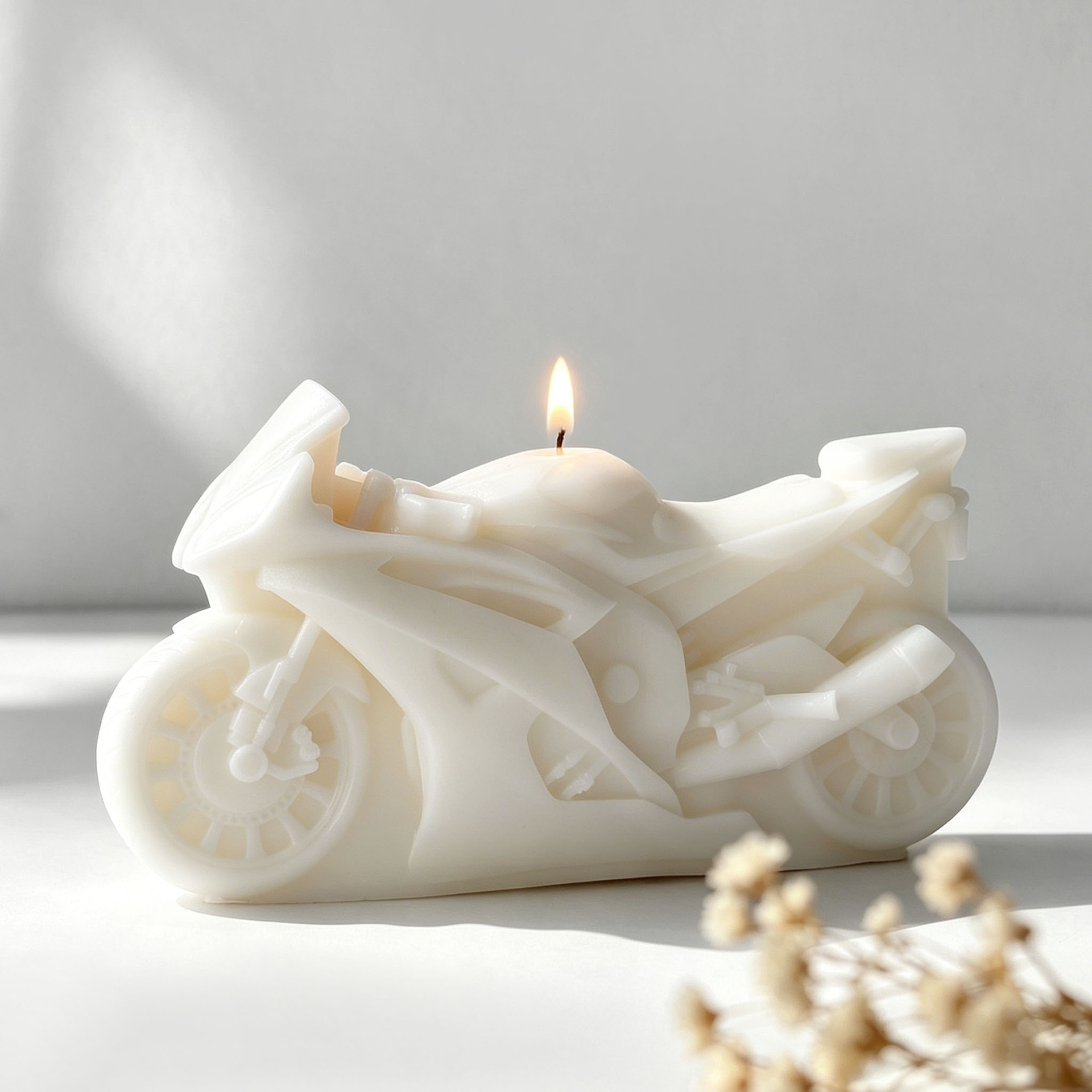 แม่พิมพ์ซิลิโคนรูปทรงมอเตอร์ไซ - Candle Supplies Store บทวิจารณ์และราคา