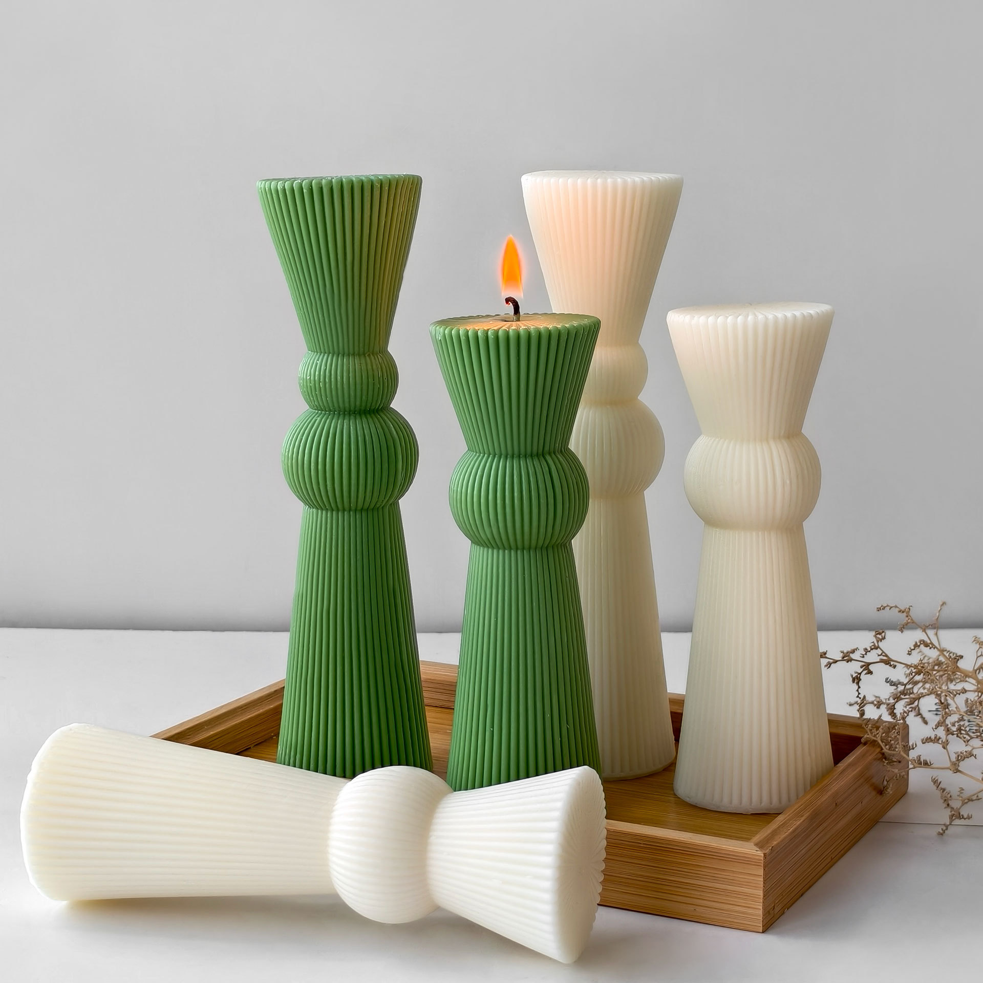 DIY ยาวลายเสาเทียนแม่พิมพ์ Han - Candle Supplies Store บทวิจารณ์และราคา