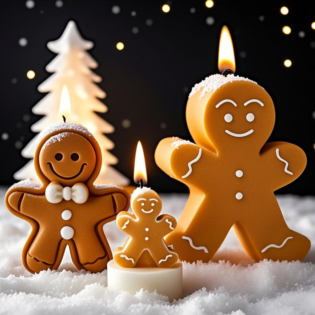 DIY การ์ตูน Gingerbread Man ซิ - Candle Supplies Store บทวิจารณ์และราคา